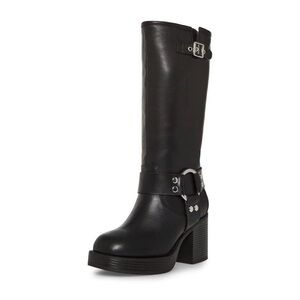 Madden Girl Women's Touringg Fashion Boot, Black Paris sz 9M New moto